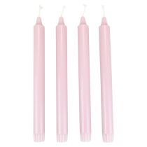 gjenstander PURE Taper Candles Antikke Rosa Wenzel Candles Rosa 250/23mm 4stk