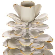 gjenstander Lysestake i kongledesign for spisslys, 17 cm