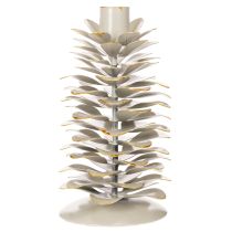 gjenstander Lysestake i kongledesign for spisslys, 17 cm