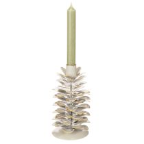 gjenstander Lysestake i kongledesign for spisslys, 17 cm