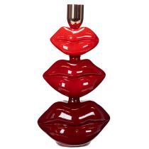gjenstander Glanset leppelysholder, moderne design, 21 cm