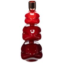 gjenstander Glanset leppelysholder, moderne design, 21 cm