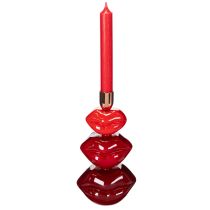 gjenstander Glanset leppelysholder, moderne design, 21 cm