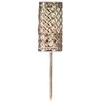 gjenstander Lysestaker, gull, Ø22 mm, H10 cm, 4 stk.