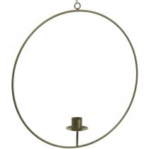 Dekorativ ring for oppheng av lysholderløkke Brun Ø30cm