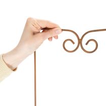 gjenstander Espalier, klatrehjelpemiddel, buet dekorativt element for blomsterbed og plantepotter, 75 cm