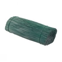 Plugg-tråd grønn håndverkstråd blomsterbutikktråd Ø0,4mm 13cm 1kg
