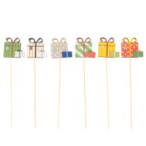 gjenstander Plantemarkører gavesett, tredesign, 31 cm, 12 deler