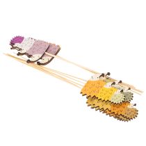 gjenstander Dekorative hagepæler - Fargerik pinnsvinfamilie - 34 cm, 12 deler