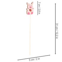 gjenstander Dekorativ grisungeblomsterdekorasjon, tre, 31 cm, 16 deler