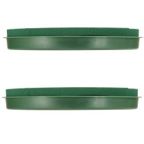 gjenstander Blomsterkrans i skum med skål, vått blomsterskum, Ø29 cm, 2 stk.