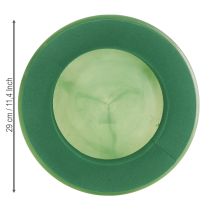 gjenstander Blomsterkrans i skum med skål, vått blomsterskum, Ø29 cm, 2 stk.