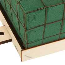 gjenstander Blomsterskumkloss Florette Eco med treverk 10×10 cm