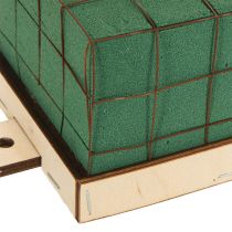 gjenstander Blomsterskum mursteinsbase i tre Florette Eco 12×10 cm