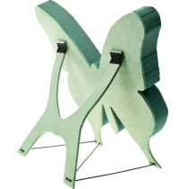 gjenstander Blomstret skumfigur sommerfugl med stativ 56cm x 40cm