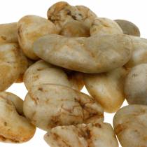 gjenstander River Pebbles naturlig krem 3-5cm 1kg