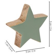 gjenstander Trestjernedekorasjonssett til bord og vinduskarm, 5 cm, 9 deler
