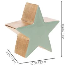 gjenstander Dekorativ stjernefigur, borddekorasjon, 10 cm, 3 deler
