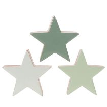 gjenstander Dekorativ stjernefigur, borddekorasjon, 10 cm, 3 deler