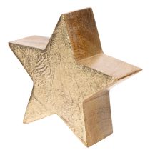 gjenstander Dekorativ julestjerneholder til bord eller hylle, 10 cm, 3 stk.