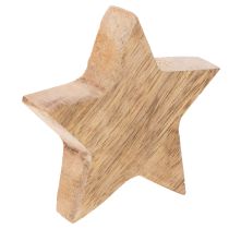 gjenstander Skinnende dekorative stjerner til borddekorasjon, 5 cm, 9 stk.