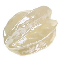 gjenstander Dekorativ keramisk skulptur av karambolafrukt på 14 cm av stjernefrukt