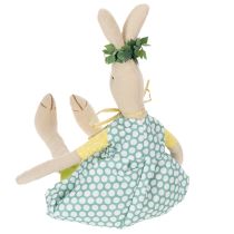 gjenstander Kosedyr påskehare, påskehare med klær, kaninjente H43cm