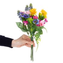 gjenstander Kunstig blomsterbukett, vårdekorasjon for stue og kontor, 37 cm
