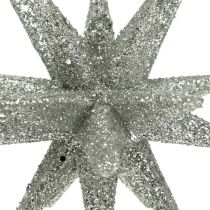 gjenstander Stjerner med glimmerchampagne 11,5cm 4 stk