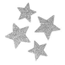 Stjerner for å spre sølv sort. 4-5cm 40stk