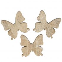 gjenstander Spredt dekor sommerfugl tre natur 2cm 144p