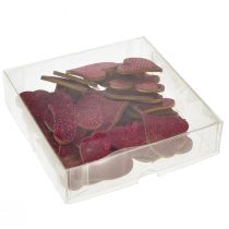 gjenstander Scatter dekorasjon hjerte lilla 3-5cm 48 stk