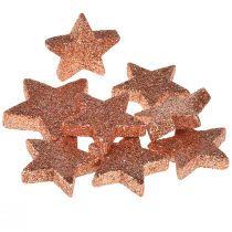 gjenstander Strødekorasjon Julestjerner spredte stjerner rosa Ø4/5cm 40 stk