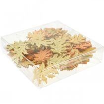 gjenstander Borddekorasjon høst høstløv spredte dekorasjonsblader 4cm 72 stk