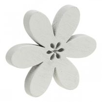 gjenstander Treblomster spredt dekorasjon blomstrer lilla/rosa/hvit Ø3,5cm 48p