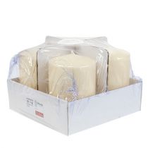 gjenstander Søylelys 150/100 krem 4 stk