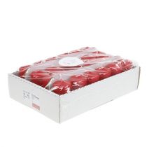 gjenstander Søylelys 80/40 rød 24 stk