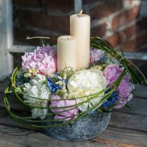 gjenstander Søylelys H100 Ø50cm Kremfargede lys 12 stk