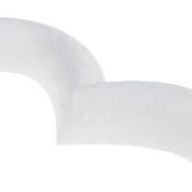 gjenstander Styrofoam hjerte åpent 18cm 2stk