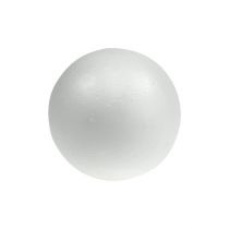 gjenstander Styrofoam ball Ø10cm hvit 5stk