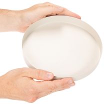 gjenstander Rundt dekorativt brett til hjemmetilbehør, 20 cm