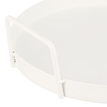 gjenstander Brett med praktiske håndtak, vintage-utseende, for allsidige dekorasjonsideer med blomster og naturmaterialer, 30 cm