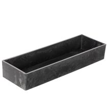 gjenstander Rektangulært brett med håndtak, dekorativt brett til bord, 32 cm