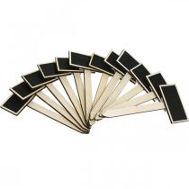 gjenstander Plantemarkører i tre, borddekorasjoner til bryllup, 12 deler