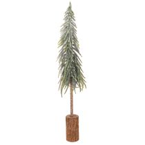 gjenstander Kunstig juletre med fot, frostet, som vinterdekorasjon, 90 cm