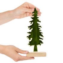 gjenstander Dekorativt juletre på trestativ, 26 cm