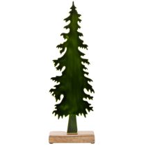 gjenstander Dekorativt juletre på trebase, borddekorasjon, jul, 46 cm