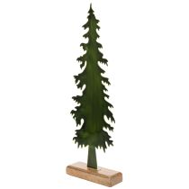 gjenstander Dekorativt juletre på trebase, borddekorasjon, jul, 46 cm
