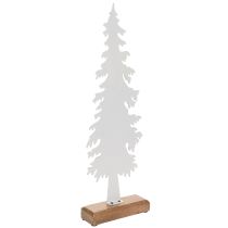 gjenstander Dekorativt juletre på trebase, borddekorasjon, jul, 46 cm