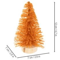 gjenstander Miniatyr kunstig juletre til borddekorasjon, 12 cm, 6 stk.
